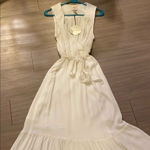 Knox is Rose White Midi Dress